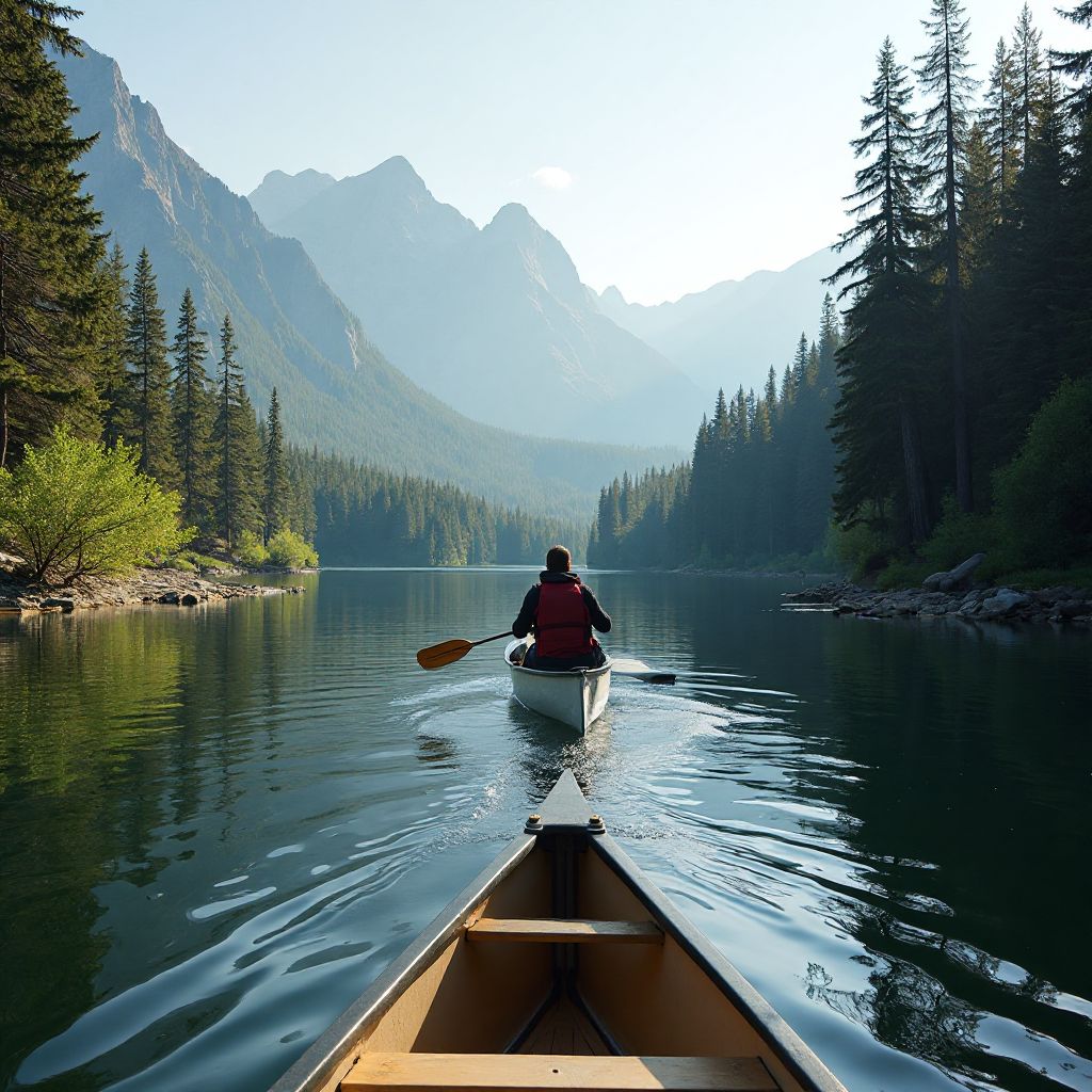 Canoeing wilderness waters