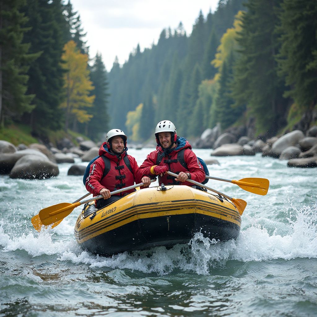 White-water rafting adventure